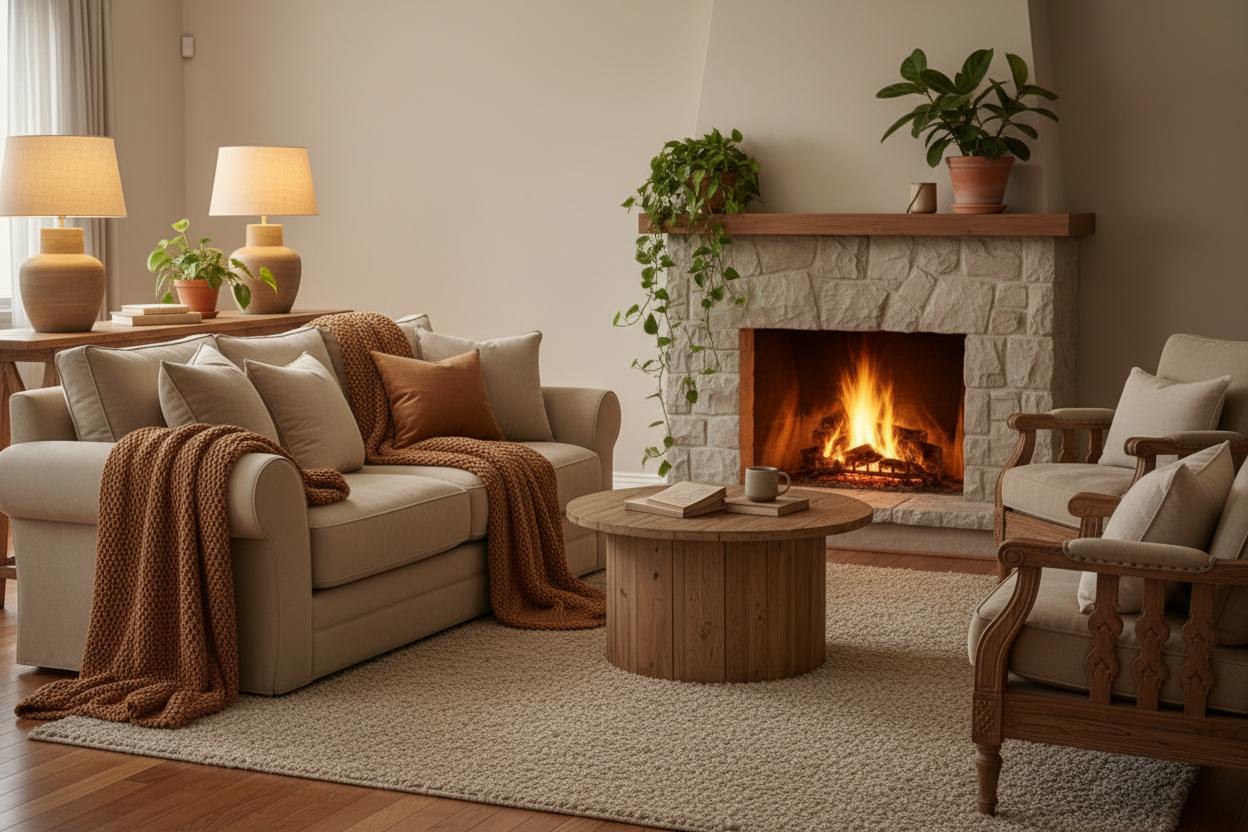 Aménager un salon chaleureux et fonctionnel