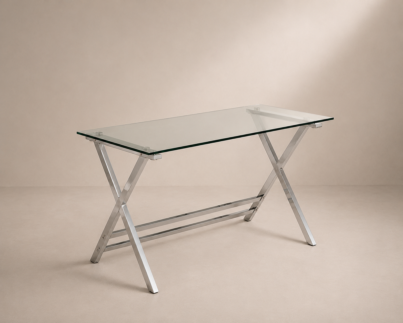 MARZA - Bureau en verre design – Élégance et légèreté au quotidien