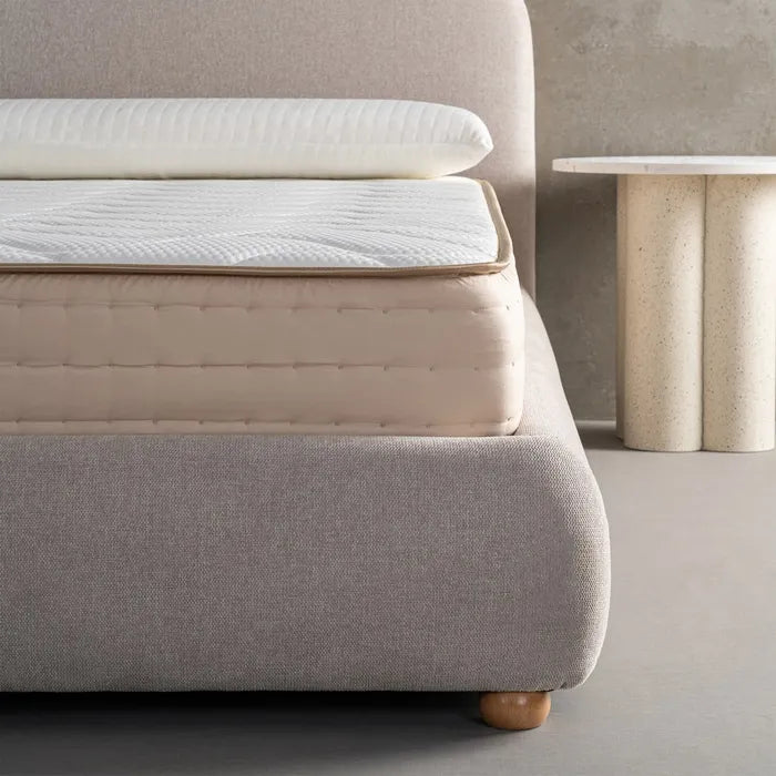 SAVOGNA - Colchón viscoelástico beige 180 x 190 cm