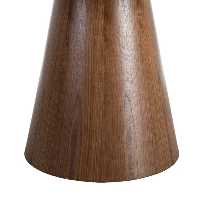 ARZUA - Mesa de comedor marrón MDF 120 x 120 x 75 cm
