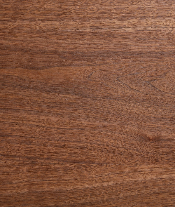 BARAS - Table à manger ovale en bois noyer – Élégance sculpturale pour 8 personnes