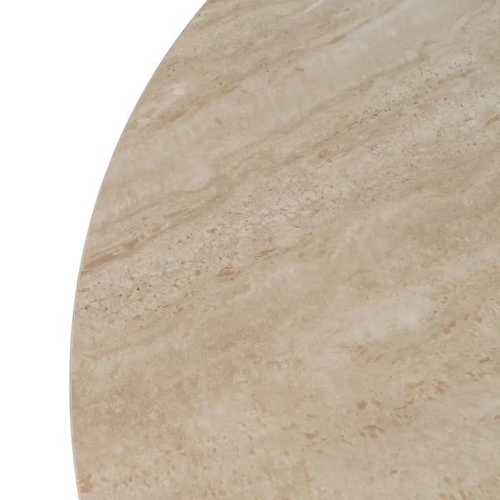 RUPIT - Mesa de comedor color piedra beige MDF 180 x 90 x 76 cm