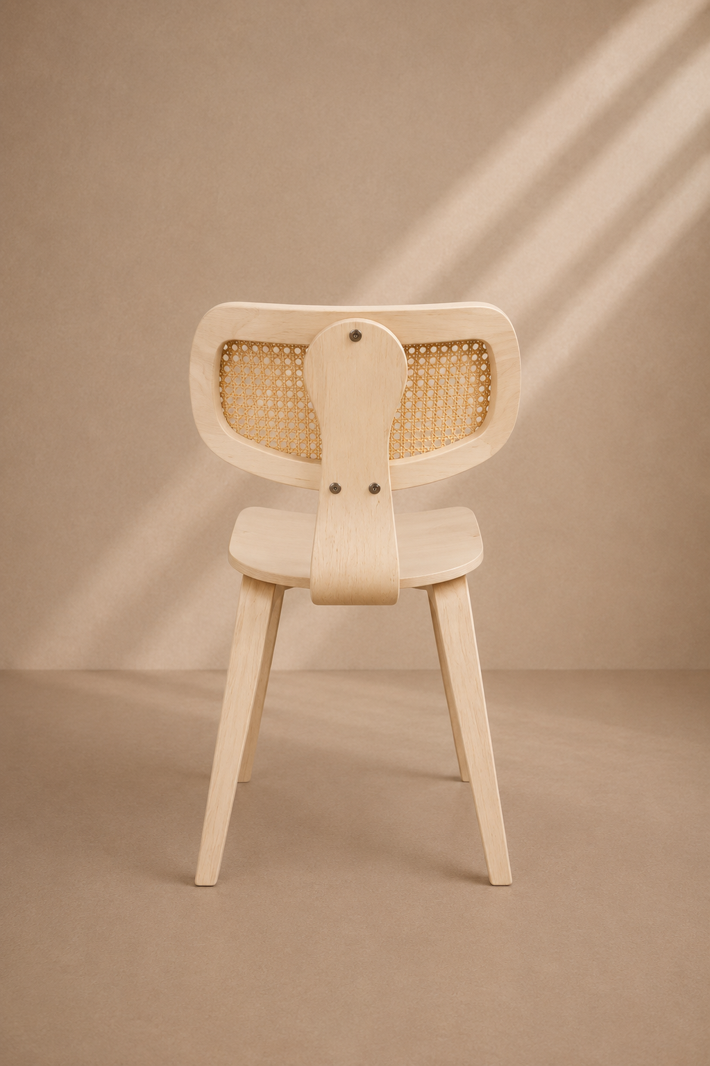 MILU - Chaise design en bois et cannage naturel – Élégance intemporelle & confort au quotidien