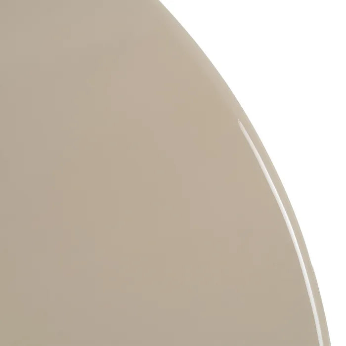 GISTAIN - Mesa de comedor topo 120 x 120 x 75 cm