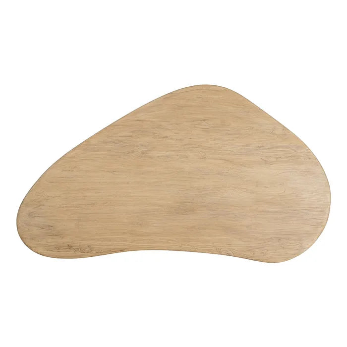ONSARES - Mesa de centro de madera de olmo para salón 170 x 94 x 45 cm