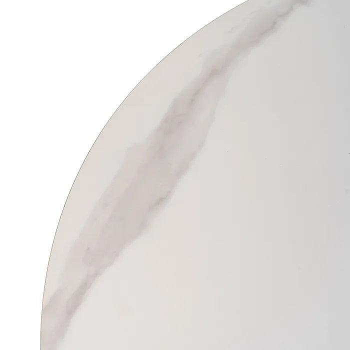 AINETO - Mesa de comedor blanco natural 180 x 90 x 75 cm