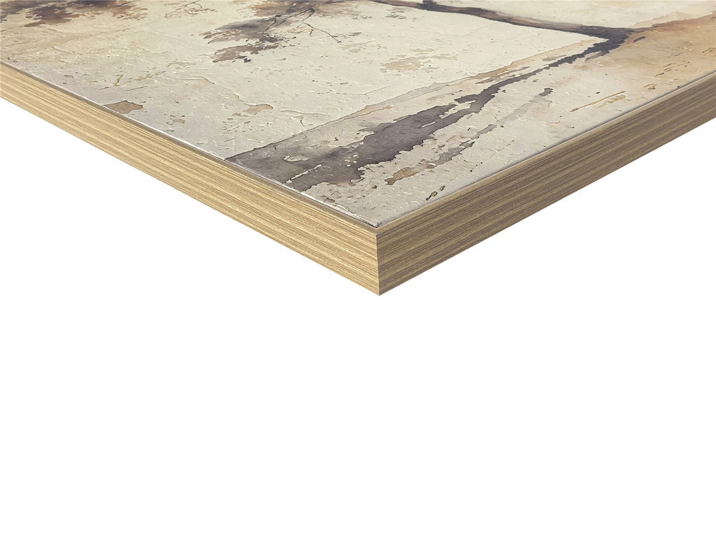 SERRA - Tableau arbre solitaire avec cadre en bois 100 × 150 cm
