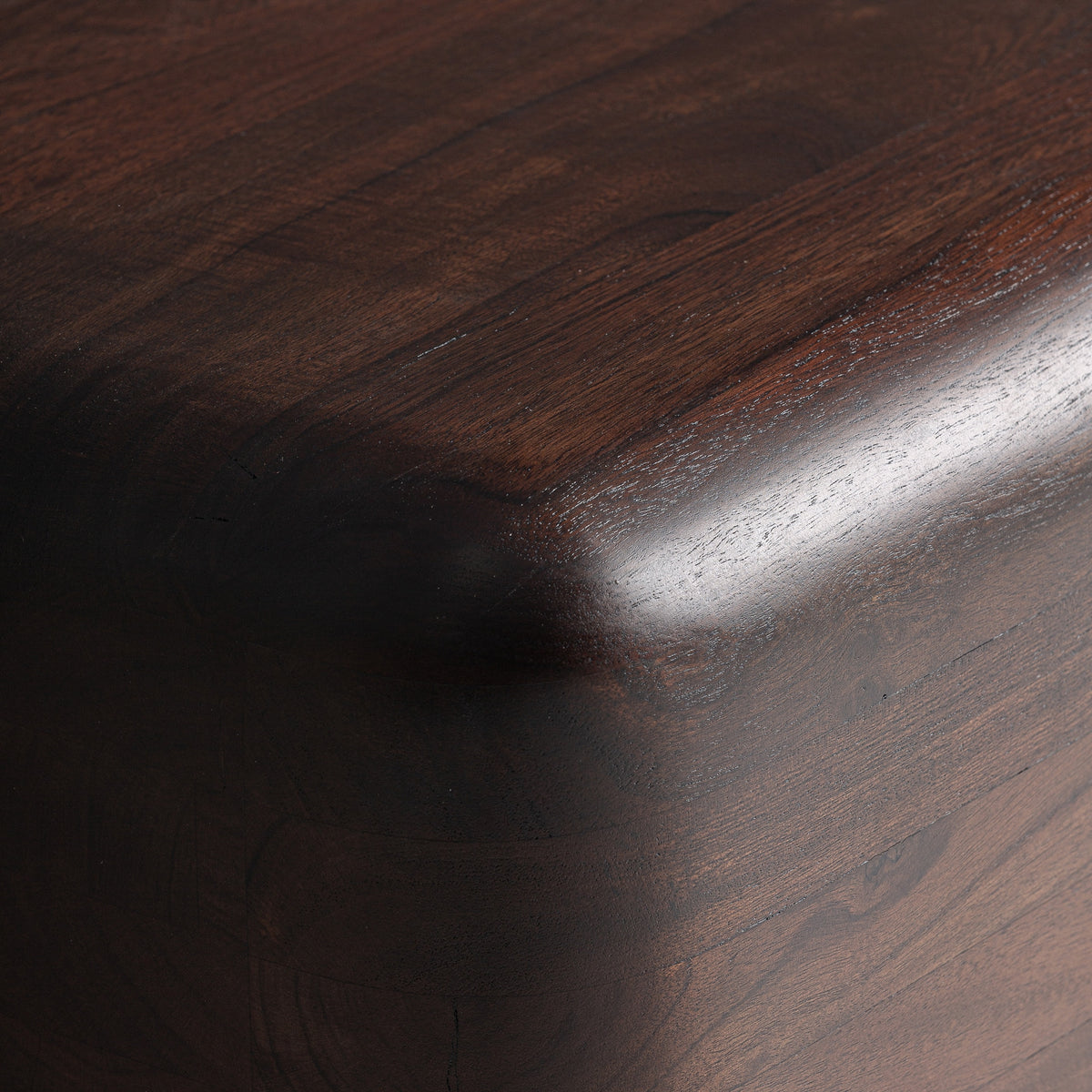 OBEJO - Mesa de centro de madera de acacia marrón 160 cm – diseño contemporáneo