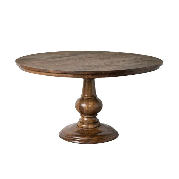 FREIXO - Mesa de comedor de madera de mango 150 x 150 x 77 cm