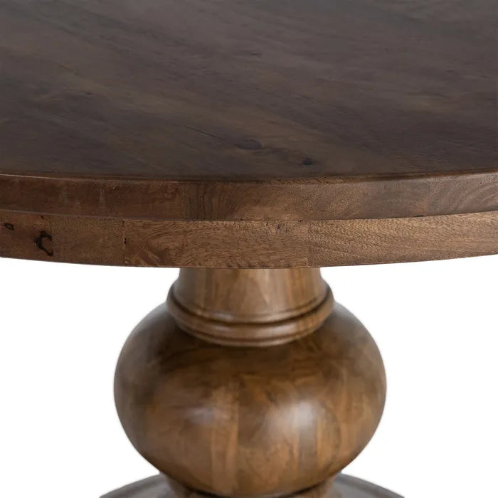 FREIXO - Mesa de comedor de madera de mango 150 x 150 x 77 cm