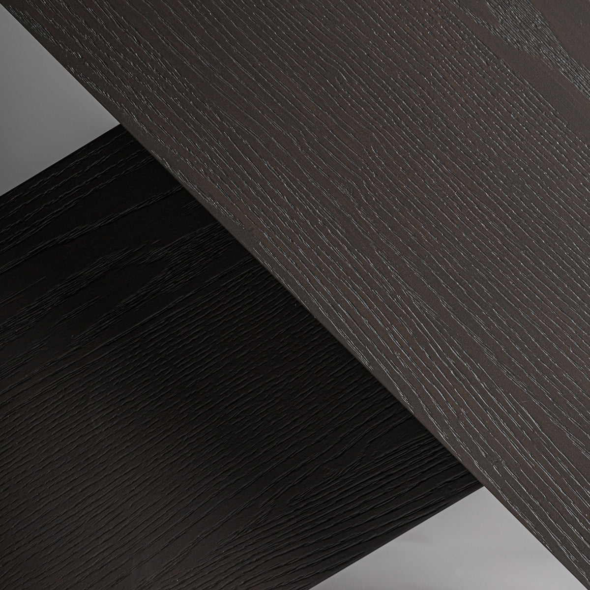 MAJAN - Table à manger en bois de chêne noir 240 cm – design contemporain et élégant