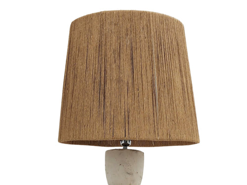 AMANI - Lampadaire en fibrociment blanc réglable 162 à 172 cm