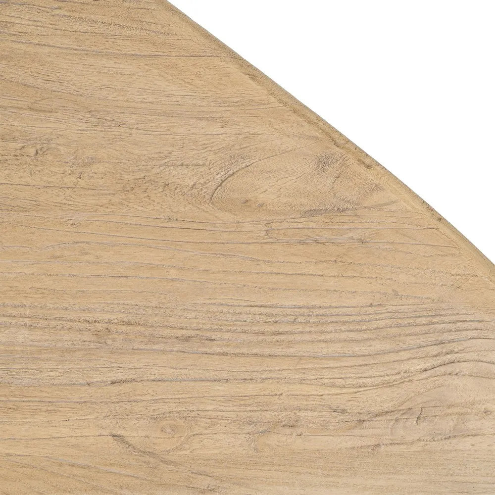 ONSARES - Mesa de centro de madera de olmo para salón 170 x 94 x 45 cm