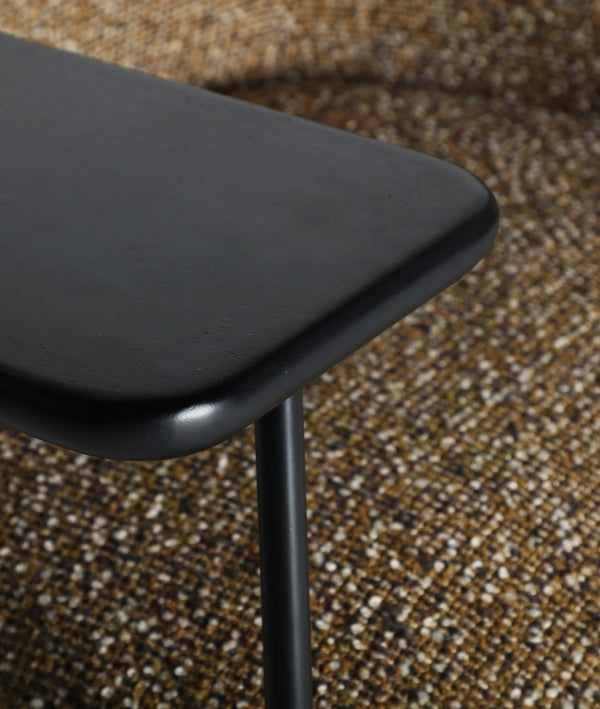 AZUER - Fauteuil lounge avec tablette intégrée vert et noir – Design contemporain