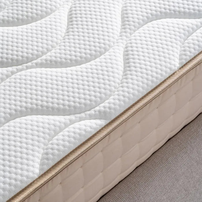 ORTIGOSA - Colchón viscoelástico beige 150 × 190 cm