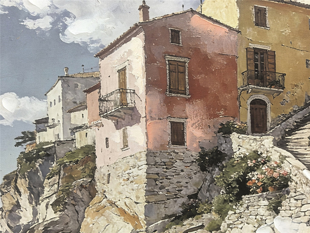 RIVA - Tableau Riviera Italienne 60 × 60 cm