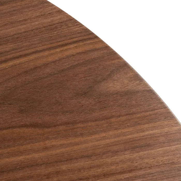 ARZUA - Mesa de comedor marrón MDF 120 x 120 x 75 cm