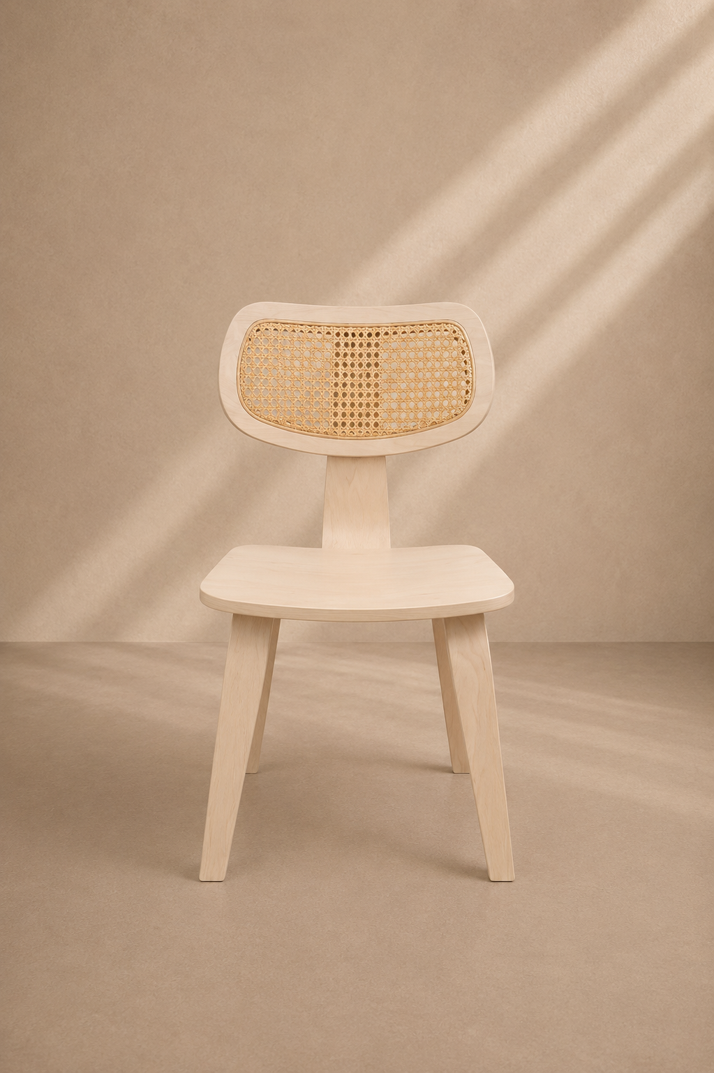 MILU - Chaise design en bois et cannage naturel – Élégance intemporelle & confort au quotidien