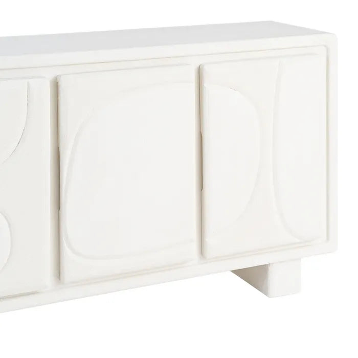 LUNEL - Aparador blanco MDF 120 cm