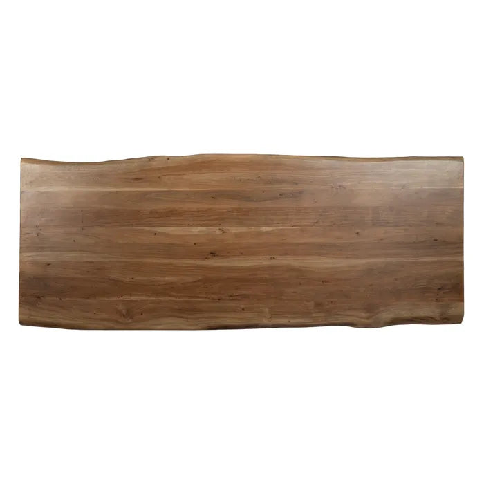 FOURCES - Mesa de comedor madera metal salón 260 x 100 x 77 cm