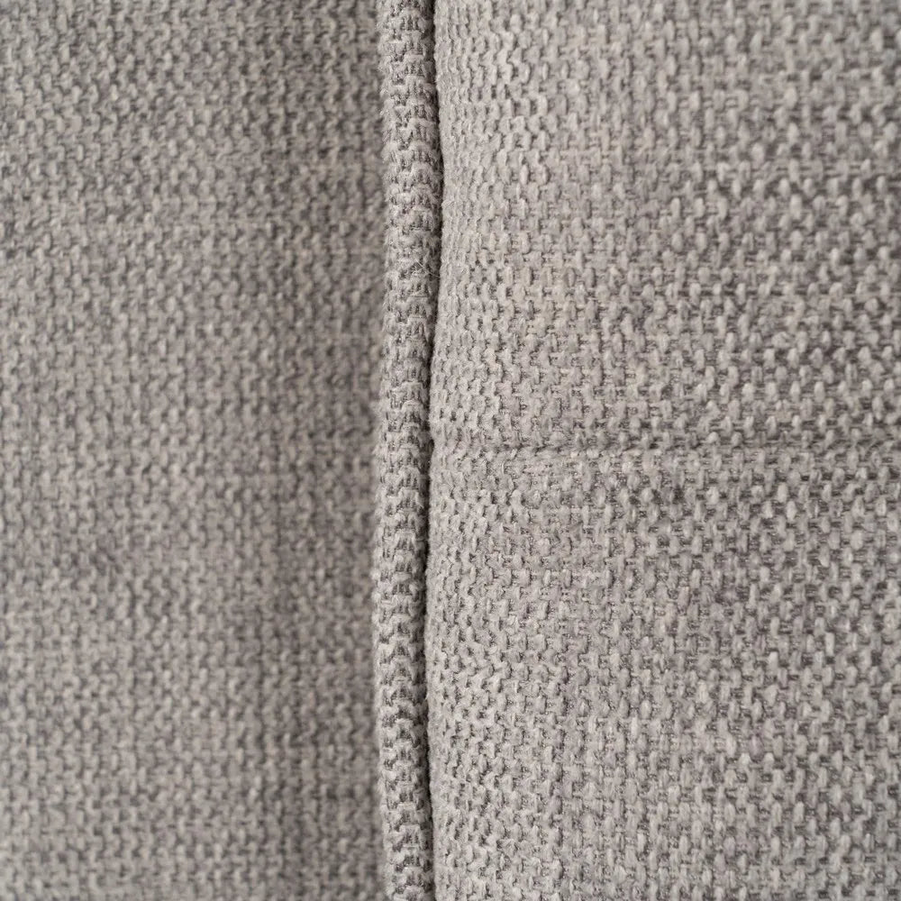 BOLEA - Lit tapissé gris pour matelas 180 cm