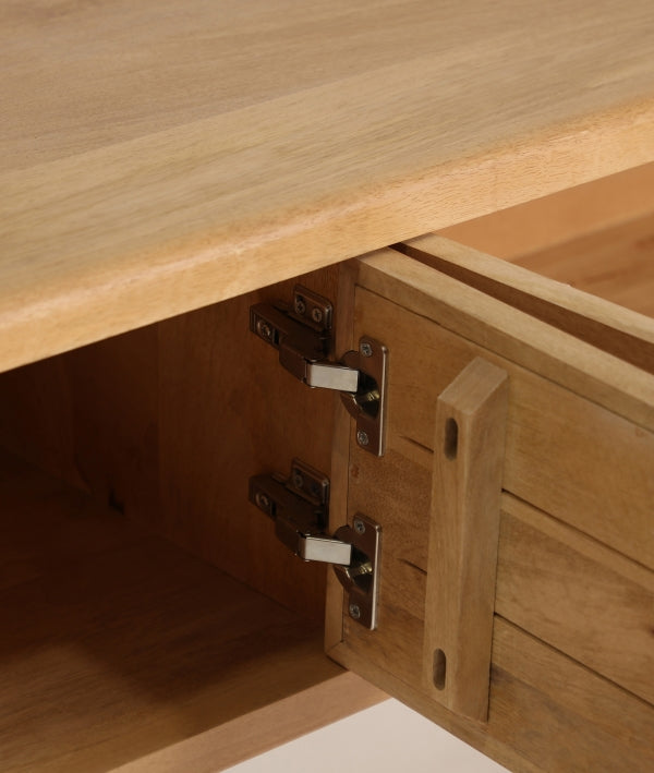VENCE - Meuble TV en bois de manguier et bambou 190 cm