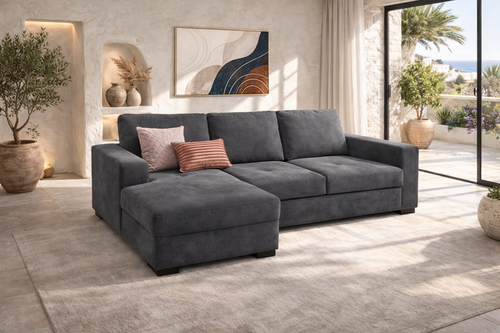 ELBA - Sofá cama con opciones de almacenamiento