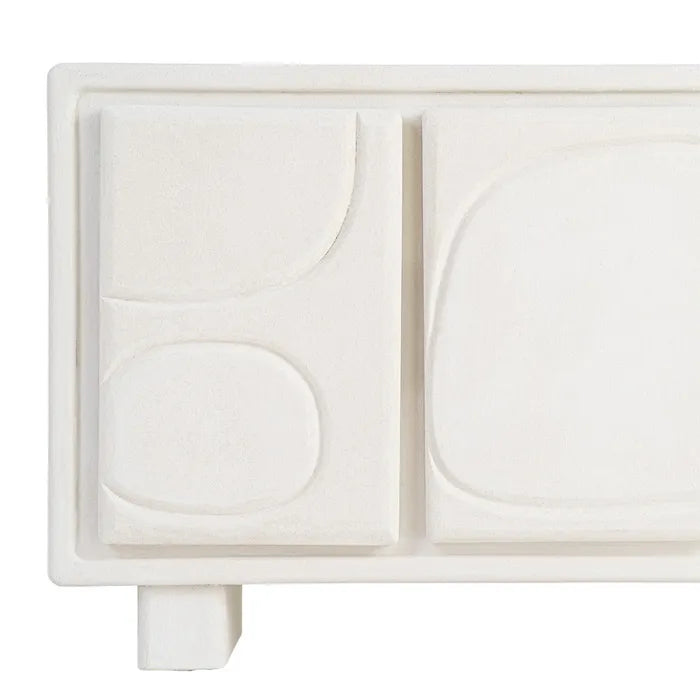 LUNEL - Aparador blanco MDF 120 cm