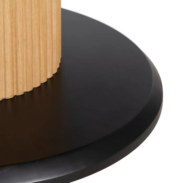 AINETO - Mesa de comedor blanco natural 180 x 90 x 75 cm