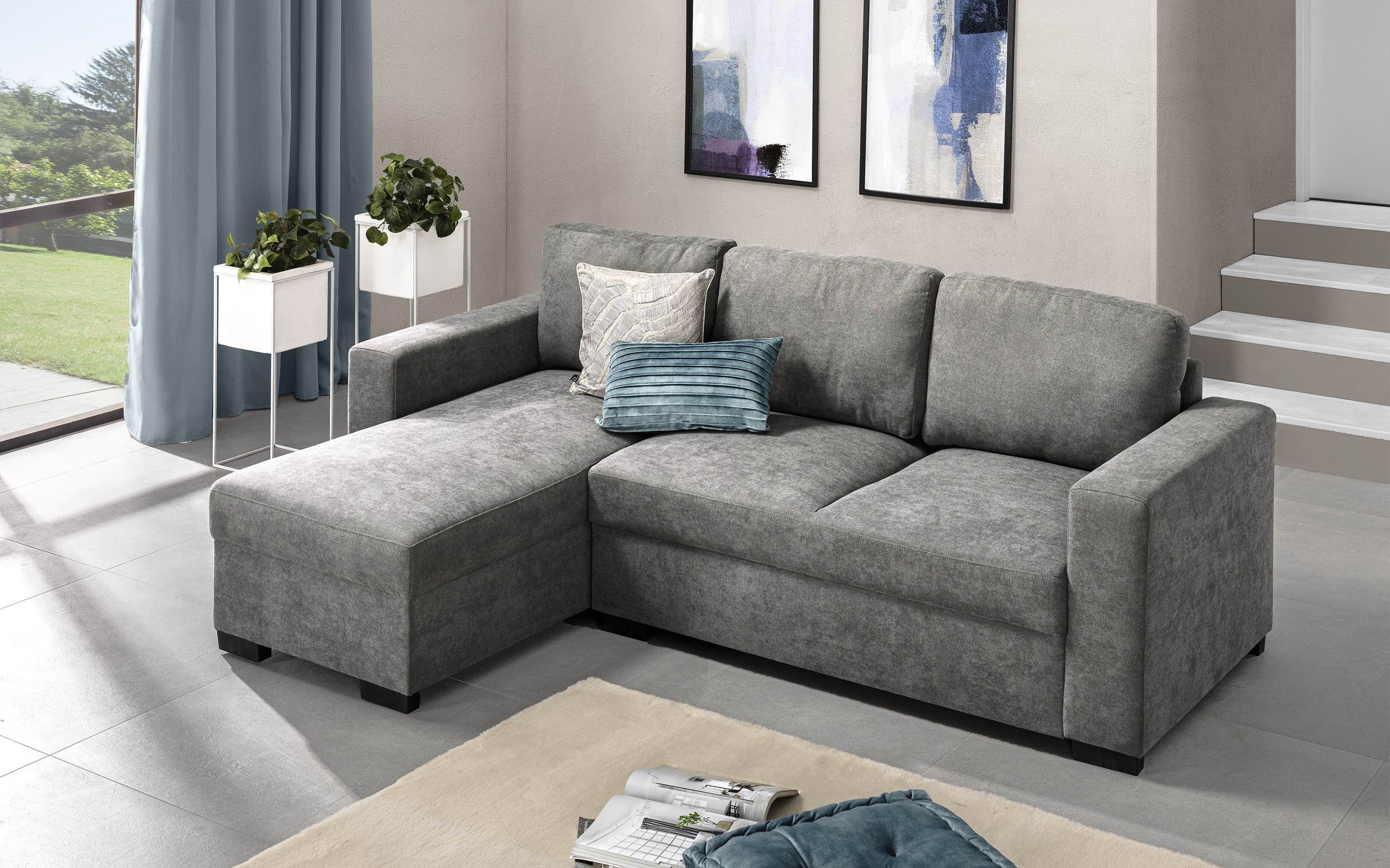 ZAPI - Sofá esquinero de 3 plazas