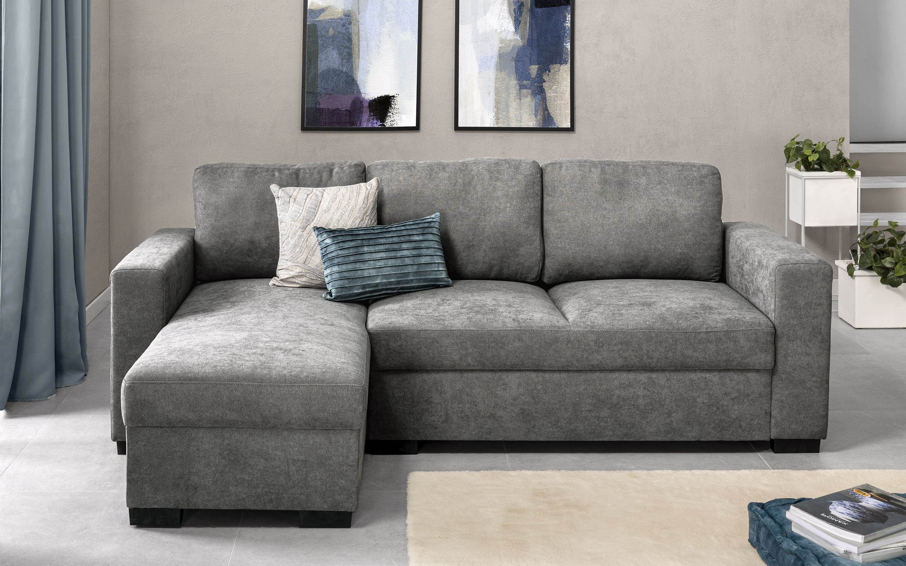 ZAPI - Sofá esquinero de 3 plazas