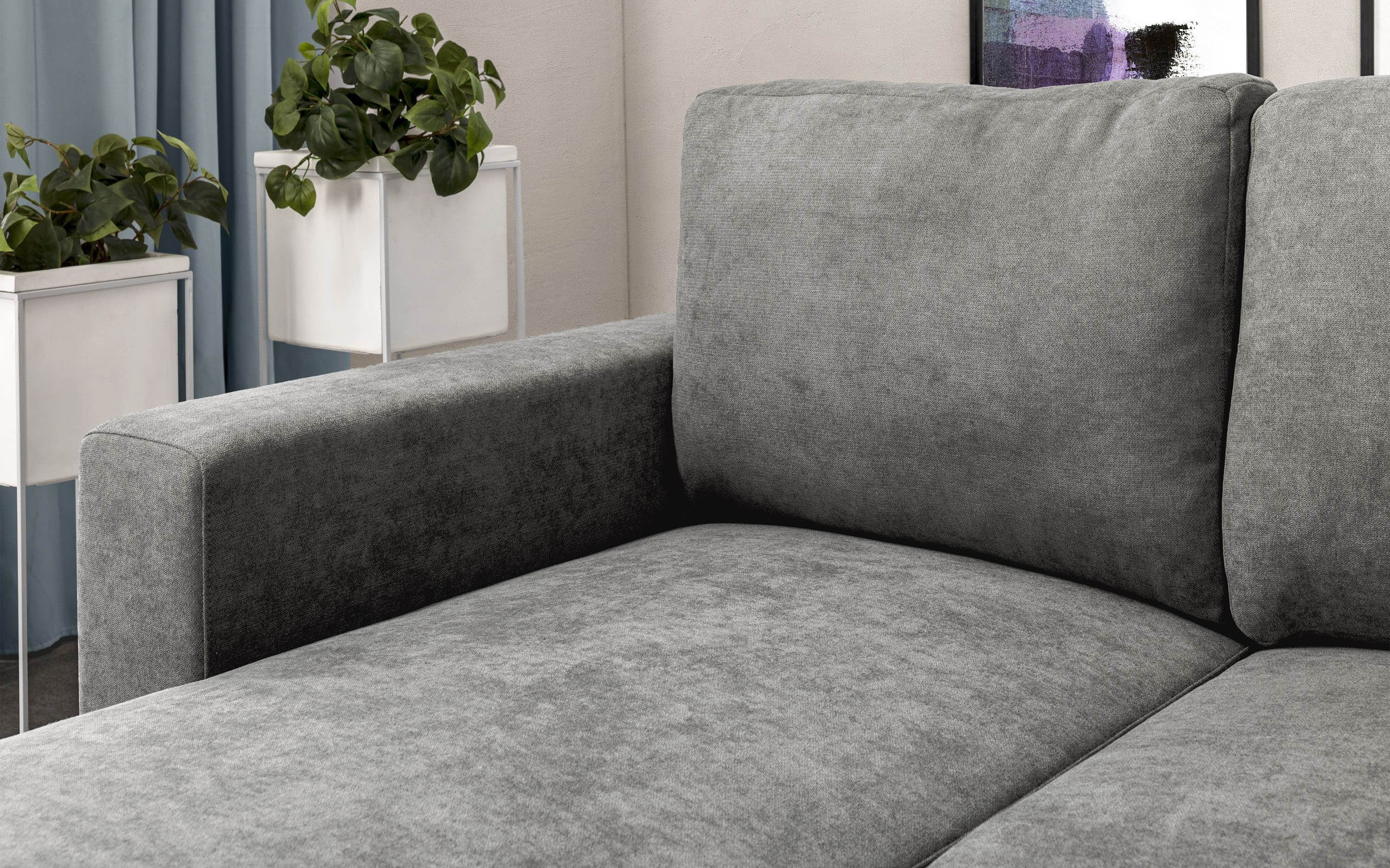 ZAPI - Sofá esquinero de 3 plazas