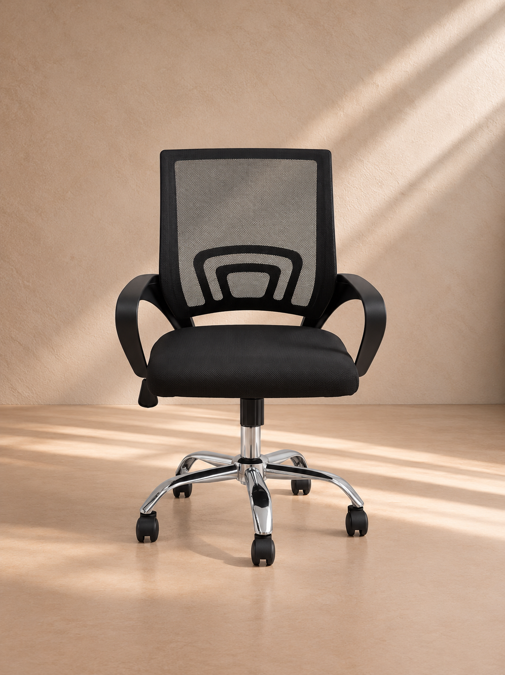 CORIPE - Fauteuil de bureau moderne en maille noire