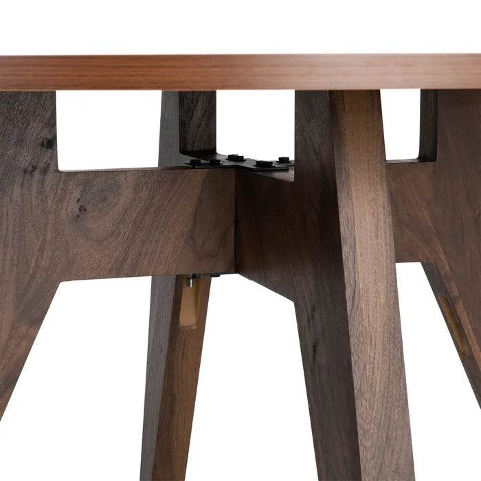 SCOPA - Mesa de comedor redonda MDF 120 x 120 x 75 cm