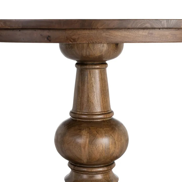 FREIXO - Mesa de comedor de madera de mango 150 x 150 x 77 cm