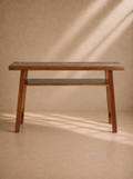 OMONO - Console en bois massif recyclé 130 cm – style rustique