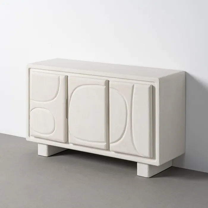 LUNEL - Aparador blanco MDF 120 cm
