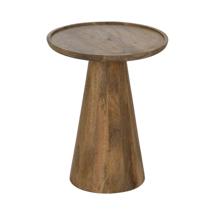 BREIL - Juego de 3 mesas de centro color miel madera de mango 46 x 46 x 56 cm