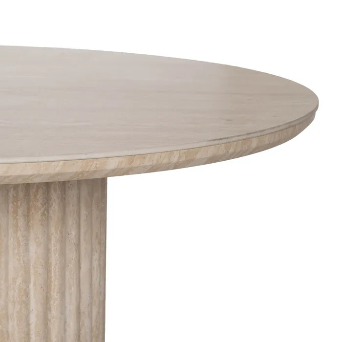 RUPIT - Mesa de comedor color piedra beige MDF 180 x 90 x 76 cm