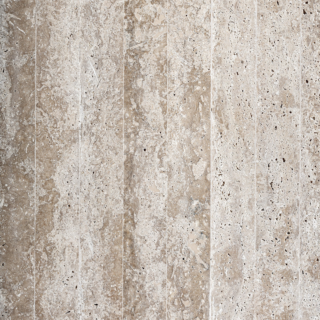 OSMA - Consola de travertino beige 160 cm – elegancia escultural