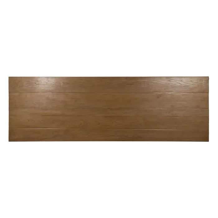 ALINS - Mesa de comedor de madera de roble para salón 300 x 98 x 76 cm