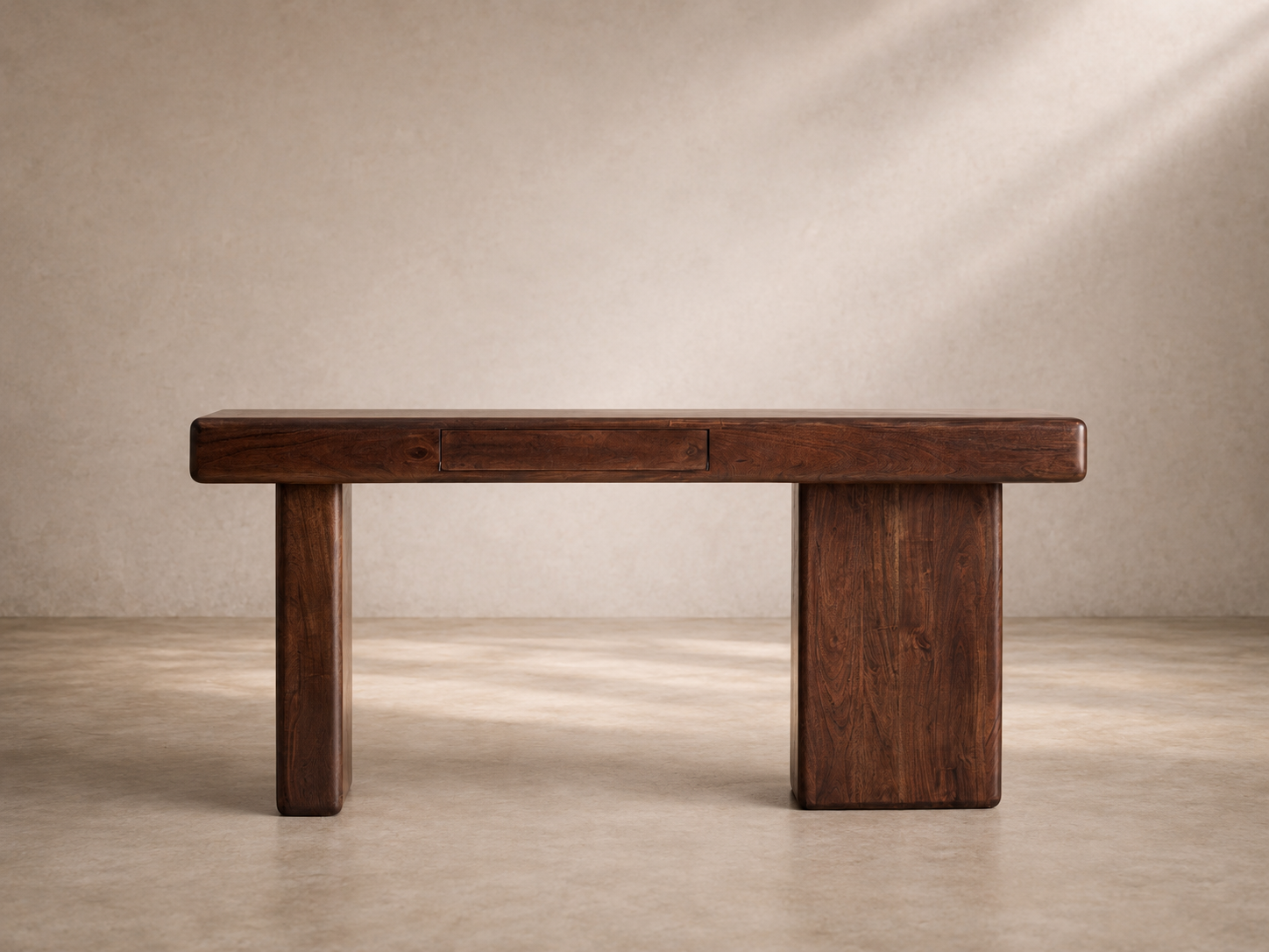 LAGE - Bureau design en bois massif d’acacia 170 cm