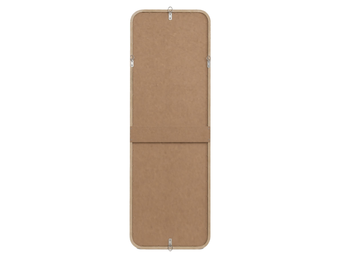 SALERS - Espejo rectangular de madera con esquinas redondeadas y marco de fresno