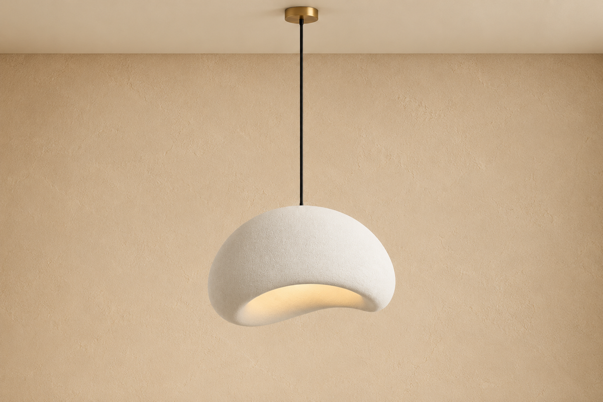 BLAS - Lampe suspension design en résine – Style organique contemporain