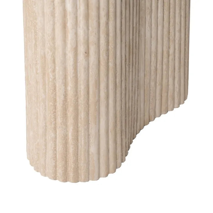 RUPIT - Mesa de comedor color piedra beige MDF 180 x 90 x 76 cm