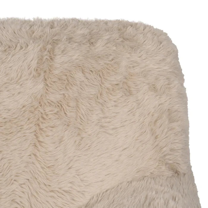 VEJER - Sofá de 3 plazas beige efecto bouclé 240 cm