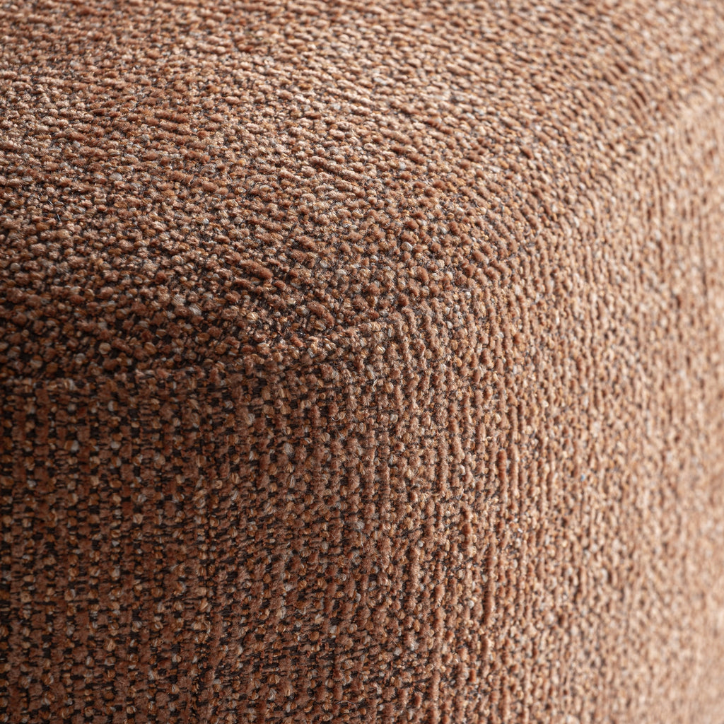 SIABAL - Fauteuil design terracotta en bois de frêne – pour salon, hôtel, réception