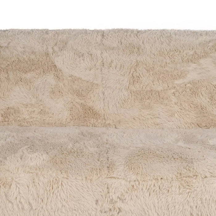 VEJER - Sofá de 3 plazas beige efecto bouclé 240 cm