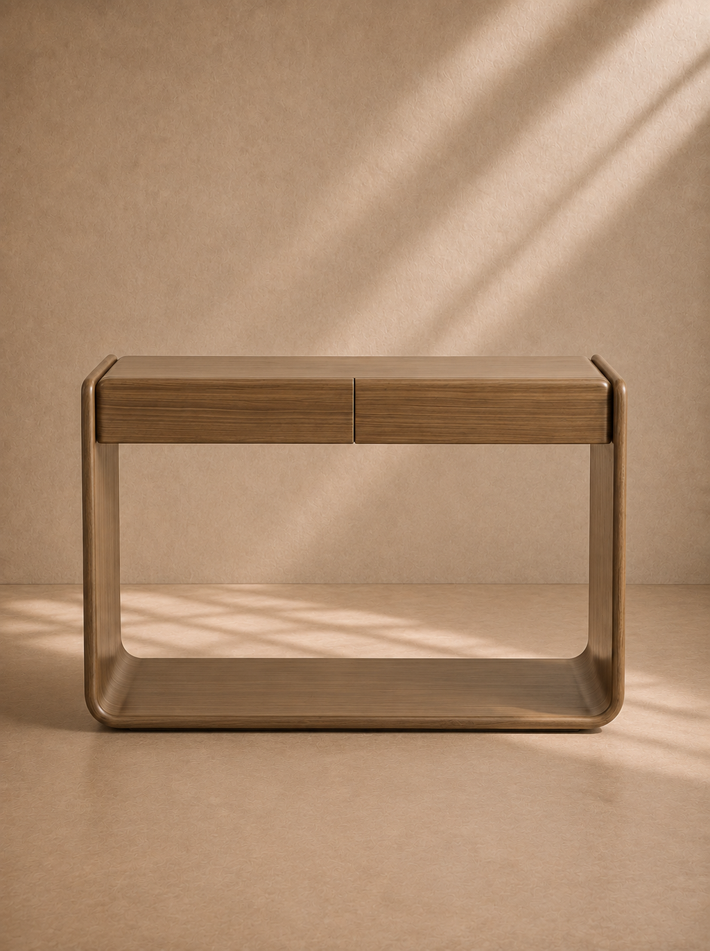 ISABA - Console en bois de noyer 120 cm