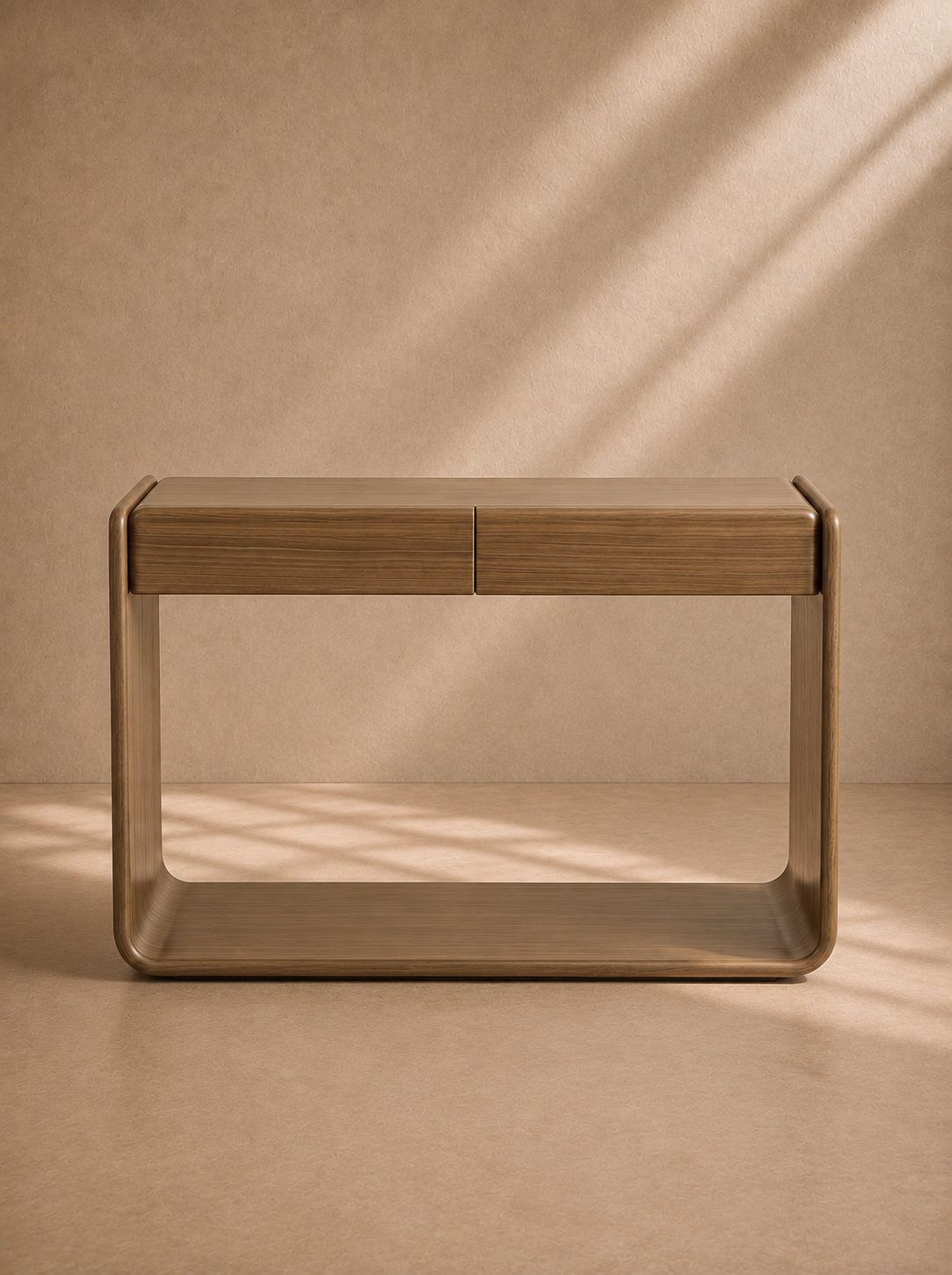 ISABA - Console en bois de noyer 120 cm